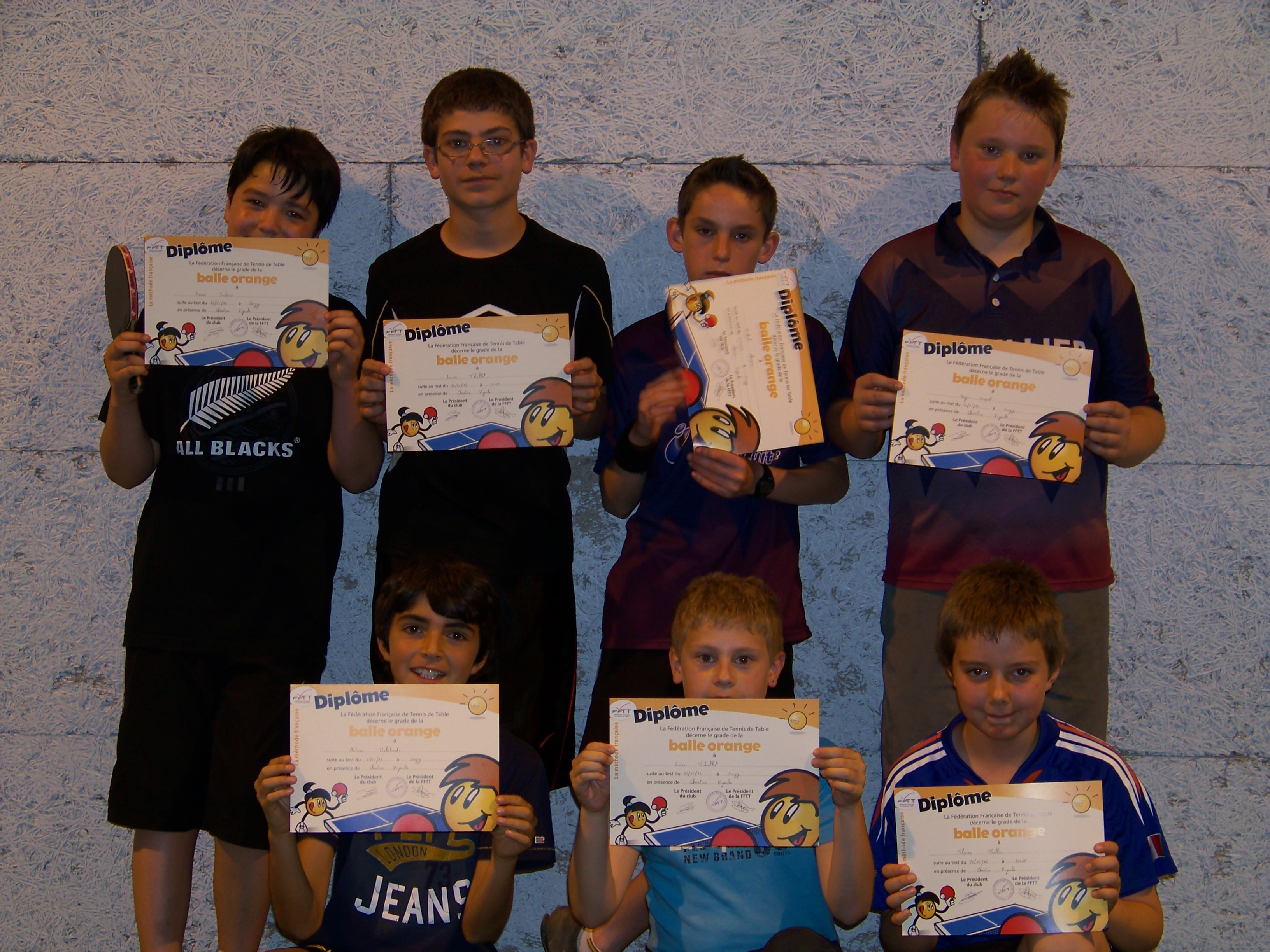 Antoine Delatouche, Simon Thollet, Florian Rollin, Lucas Sadoine, Lucas Thollet, Mickaël Chapuis, Hugo Luquet