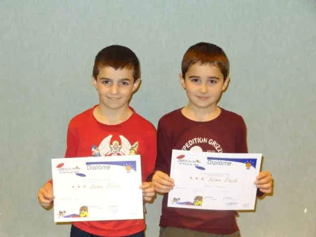 Diplôme Balle 3 Étoiles 2013